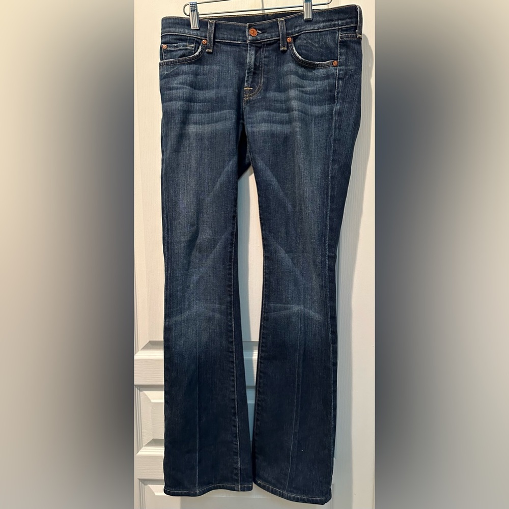 7 For All Mankind Bootcut Jeans in Duchess Wash - Picture 2 of 11